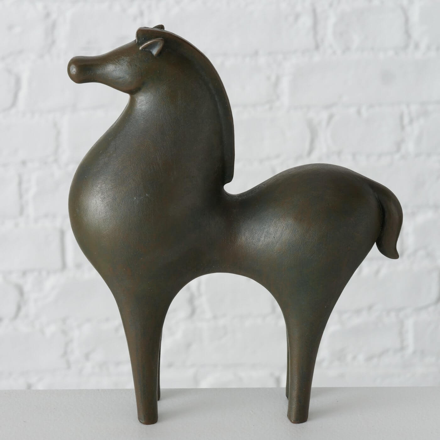 Andalusische Pferdefiguren 2er Set, 22 cm